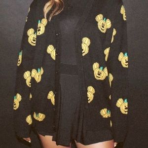Disney Halloween pumpkin Mickey Cardigan VHTF!!!